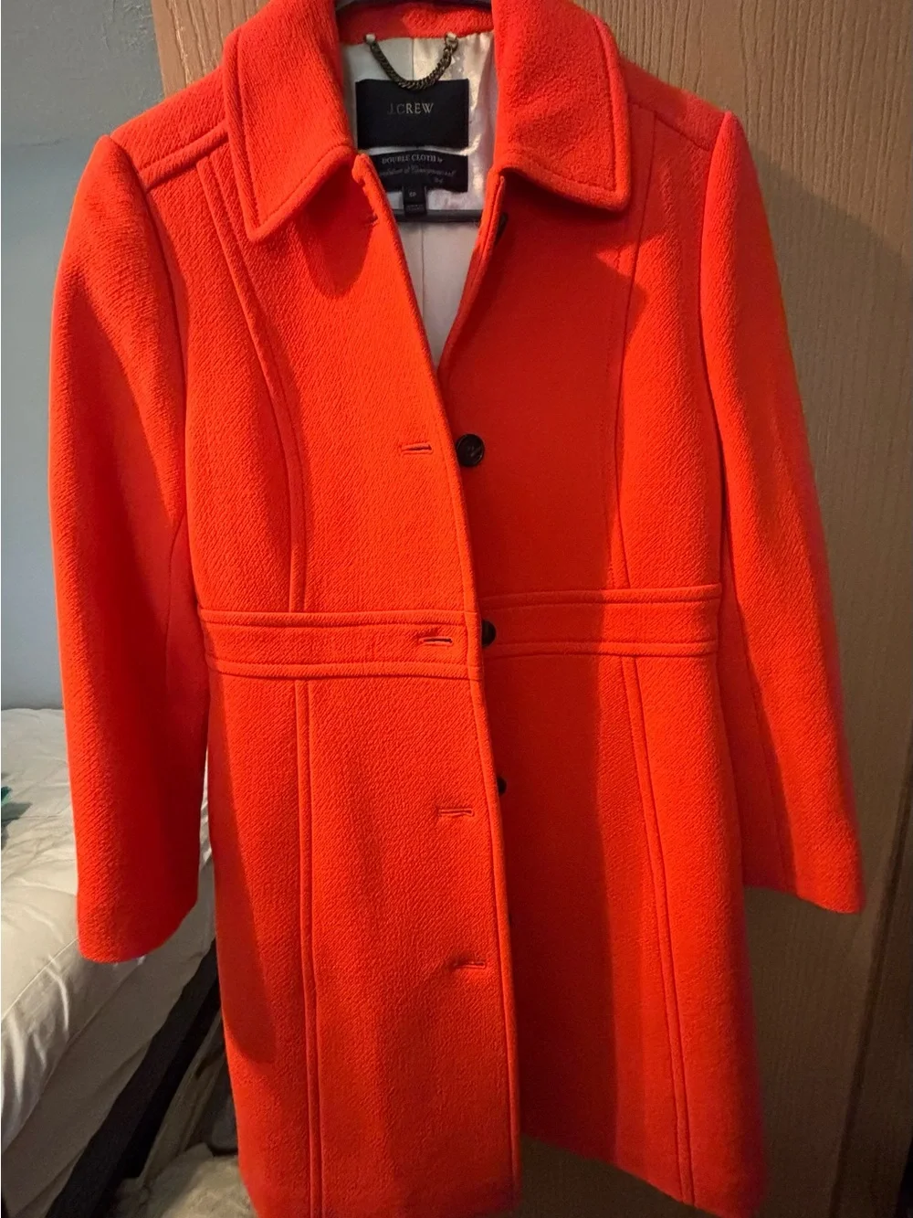 J. Crew Double Cloth Manifattura di Carmignano Italian Wool Coat